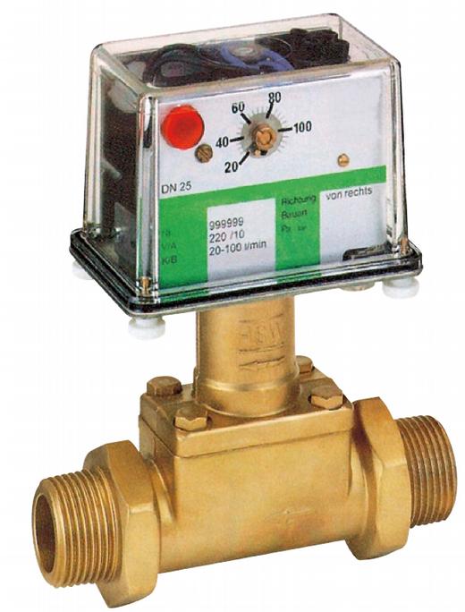 Flow Measurement and Monitoring DP05 Paddle-Bellows Flow Switch with Variable Switching Point for liquids easy switching-point adjustment with small scale bellows keep liquid hermetically separated