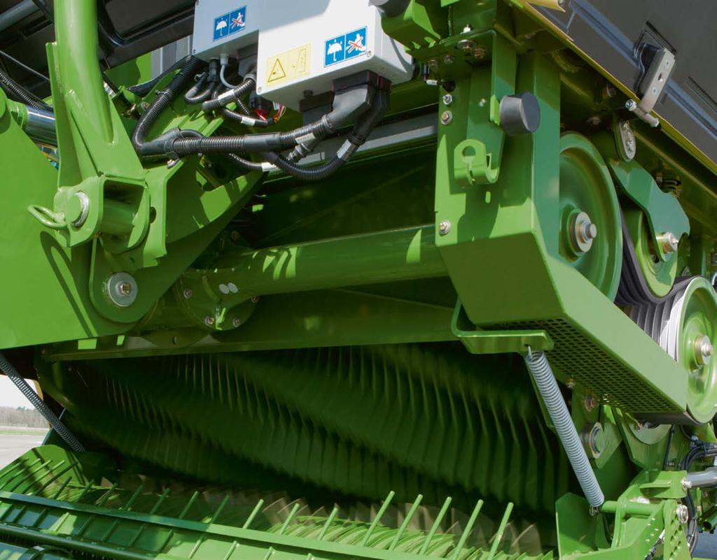Cut-and-feed rotor The world s most powerful rotor Unique KRONE Powerbelt transfers up to 400 hp Large feeding width (1,910 mm (6'3")) for maximum machine