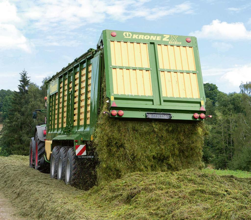 ZX GD Dual-purpose self-unloading forage wagons 3 large-diameter discharge rollers (470 mm (1'6.