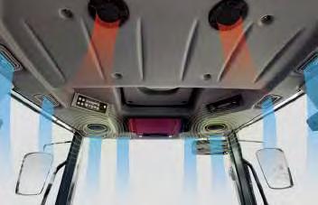 3 Air Con/ Heating System Air conditioning & heating system helps operator comfort in all conditions.