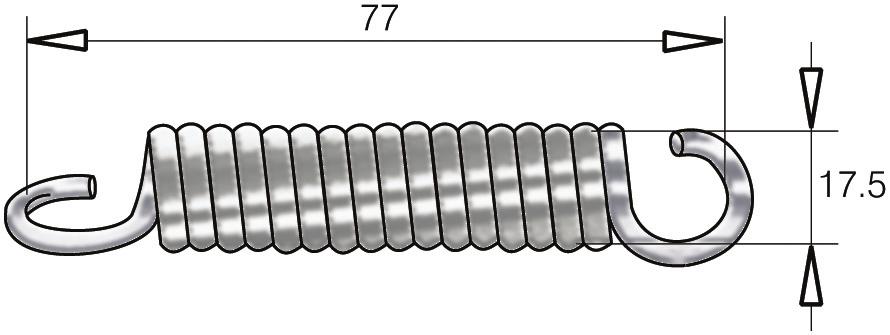 Diametro corda 3.5 mm - Chord diameter 3.