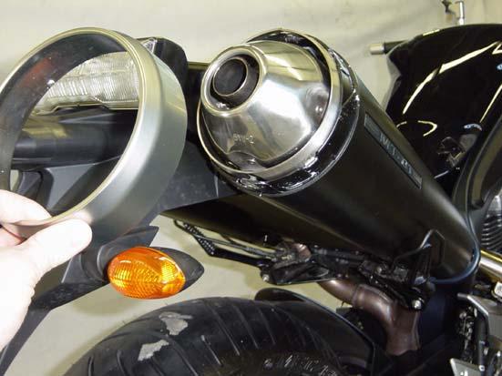 A change in the color of the exhaust system is normal due to