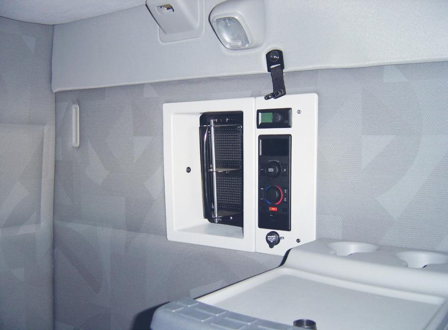 System components 1 MVC control Unit Mounted inside the sleeper area,