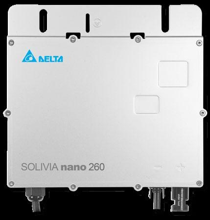 SOLIVIA nano 260 Use even the smallest spaces for installing a PV system The SOLIVIA nano 260 Micro Inverter from Delta gives a solar module its own "personal" inverter.
