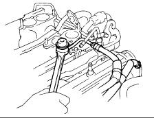 (d) Remove the four bolts, eight nuts and A/T throttle cable bracket. (e) (USA Spec.) Disconnect the check ("DIAGNOSIS") connector bracket from the air intake chamber. (f) (Exc. USA Spec.