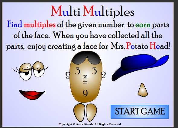 Slide 109 / 146 When you skip count by any number, the numbers you say are called multiples. Let's keep talking: (small group or partners) What is a Multiple?