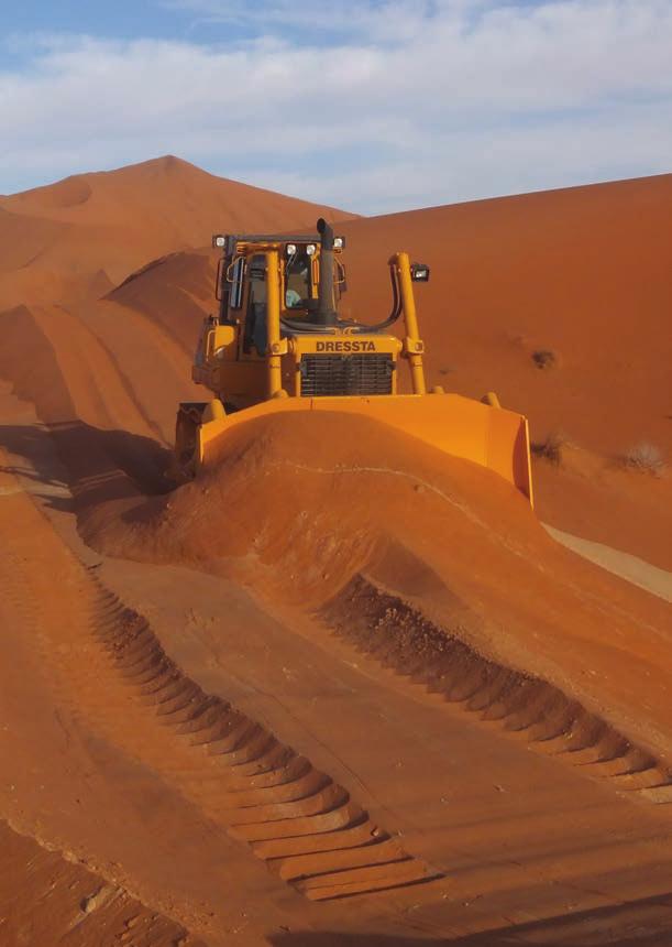 Dozers operating in Russia, Kazakhstan, Uzbekistan, Kyrgyzstan and other extremely cold regions can be equipped with an Arctic Package, developed by Dressta over decades of experience on harsh