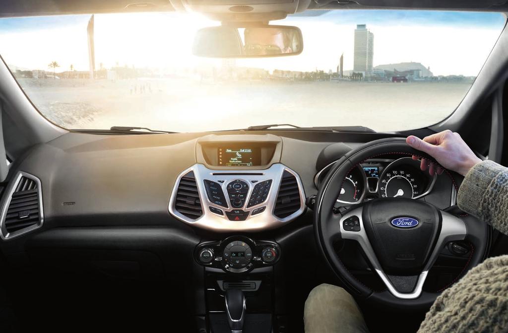 Welcome aboard. EcoSport is spacious. Comfortable. Welcoming. Think of it as your personal sanctuary from the hustle and bustle of city life. You re surrounded!