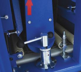 thickness measuring table positioner Pressure bars for sanding short workpieces 1 pair Sanding belt length 2200 mm (machine