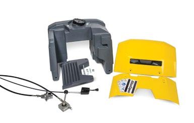 LF Range Belt guard, outer Handle kit Product label kit LT Range Hood Strap Roller