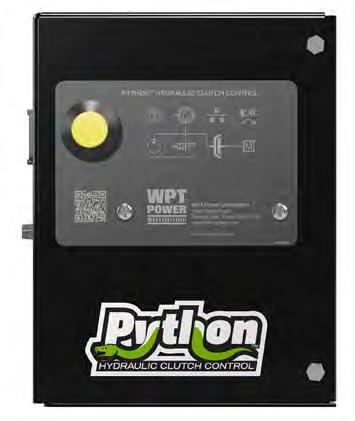 Python TM Hydraulic lutch ontrol 1/8 (257) WPT Power s patented Python TM Hydraulic lutch ontrol is the