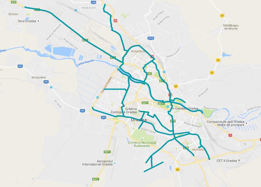 connected with public transport stations in order to