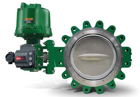 The 8532 valve is available as either a flangeless, wafer-style design or as a single-flange (lugged) design.