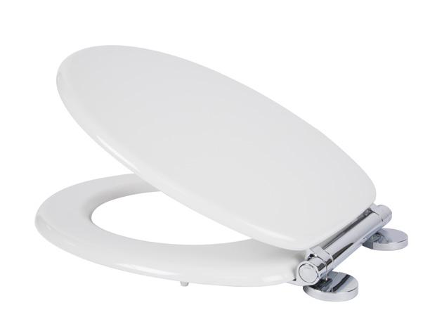 WL601022H LUCERNE TOILET SEAT Made from moulded  close hinge to