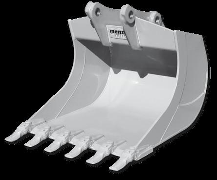 The bucket programme Design You have gone for the original Hardox bucket - a quality tool in a tough design.