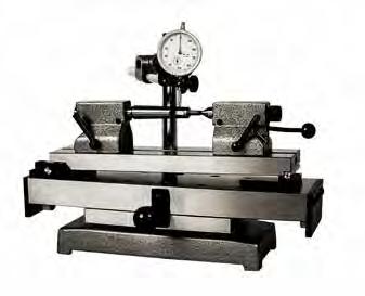 Taper measuring instrument Height of centres 50 mm height of centres 75 mm The taper measuring instrument KMG 1 consists of a movable slide mounted without play on precision ball guides and an