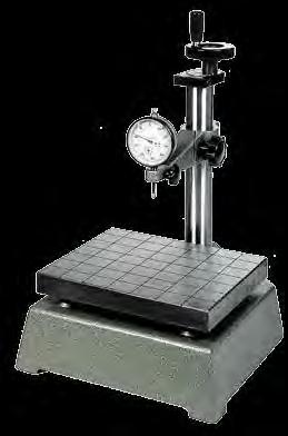 Extra-sturdy comparator stands MT 160 The comparator stands in the MT 160 series are distinguished by a large measurement surface.