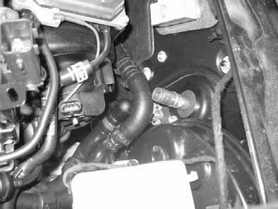 of engine outlet Connection to engine