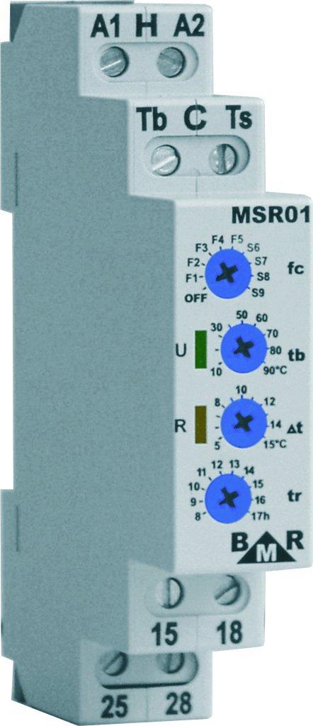 MSR01 Water heating controller with solar panel