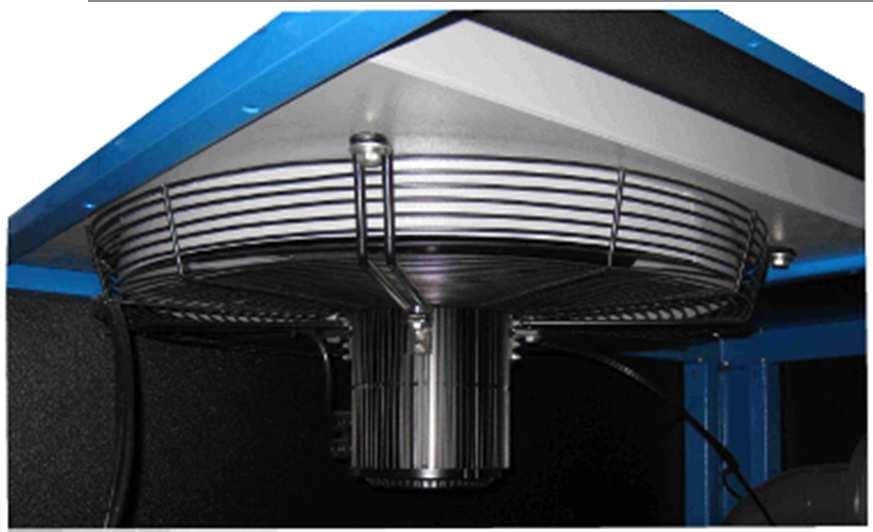 Cooling system : optimized air ventilation flow Function : axial fan for optimized cooling flow Improved