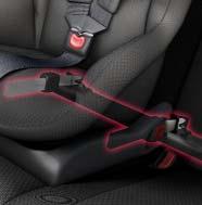 ISOFIX seat fixing Seats incorporate special anchor points, including a top tether that helps prevent