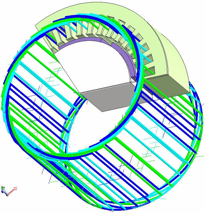 . Eddy-current loss in rotor and PMs In BLDC motors, iron loss appears not only in the stator but also in the rotor. The rotor of the analysed machine is made of a solid iron.