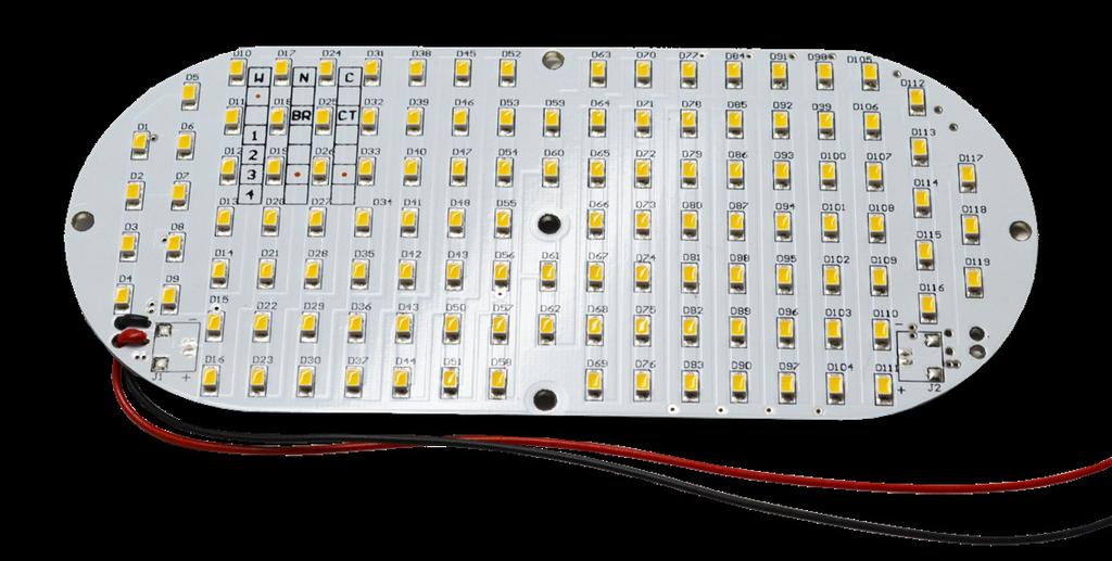 CAPSULE LED PCB BTS-CP119-XX-2 Correlated Color Temperature (K) Luminous Output (lm)