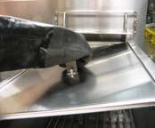 EXCEED Glass and Multi-surface cleaner Paper towel Neoprene Filtering Gloves Procedure 1 Turn fryers off.