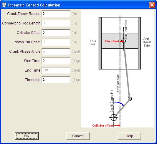 In-cylinder analysis- Geometry preparation Boundary motion - Piston The in-cylinder piston motion can be defined with either a traditional piston motion or more complex settings can be