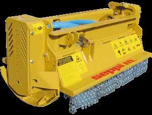 MINI :: -L :: -F 5-25 t / 40-80 HP The MINI- is the lightest forestry mulcher in the SEPPI range of excavator mounted mulchers.