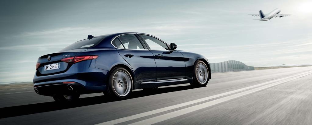 DRIVING EXCITEMENT Every part of the Alfa Romeo Giulia is designed to deliver top performance and supreme driving pleasure. Alfa DNA.