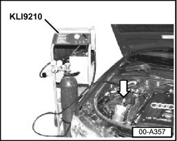 Page 21 of 50 21-16 Note: To help find small leaks, BEFORE pressurizing the system fill system with smoke using special tool KLI9210 and adapter KLI9210/50 as described on page Page 21-16.
