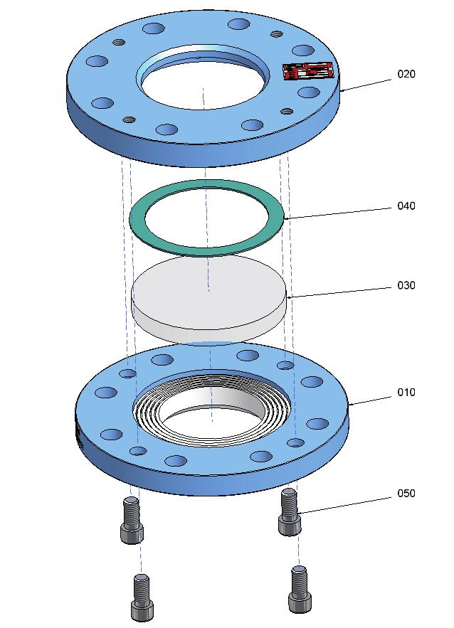 Page: 11 Material specification ASG/B No. Designation Pieces Material Material-No. / DIN ASTM / AISI 010 basic flange 1 steel / PFA 1.0038 DIN EN 10025-2 A 283-78 020 counter flange 1 steel 1.