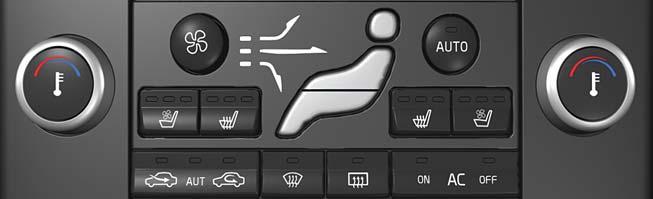 ELECTRONIC CLIMATE CONTROL, ECC* AUTOMATIC CONTROL In AUTO mode the ECC system controls all functions automatically, making driving simpler