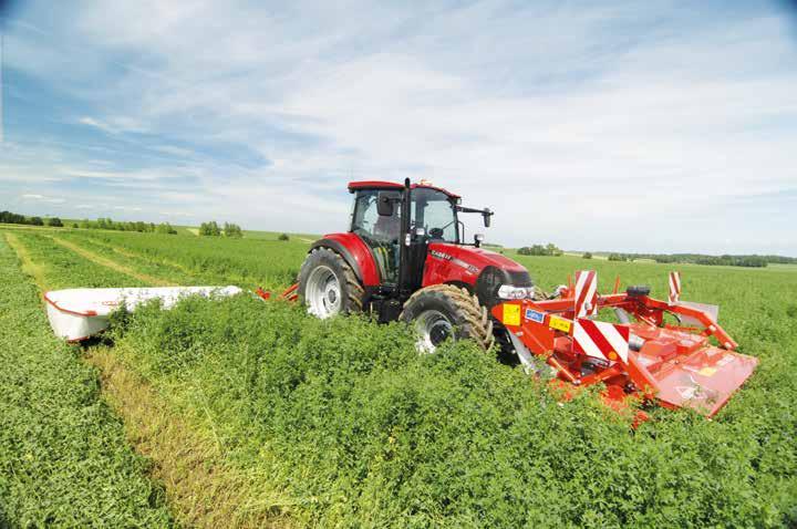 OPTIMISED ENGINE MANAGEMENT Farmall U PRO tractors are powered by 4-cylinder engines which are turbocharged and intercooled to give you maximum power for minimal fuel consumption.