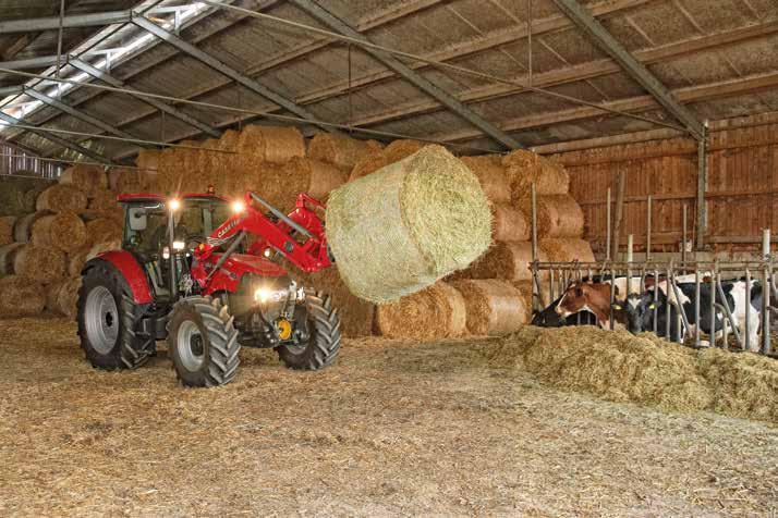 ELEVATING BUSINESS Whether you need to for stack bales, load silage, shift grain or handle palletised goods, the Case IH LRZ loader and its extensive range of attachments can manage the job.