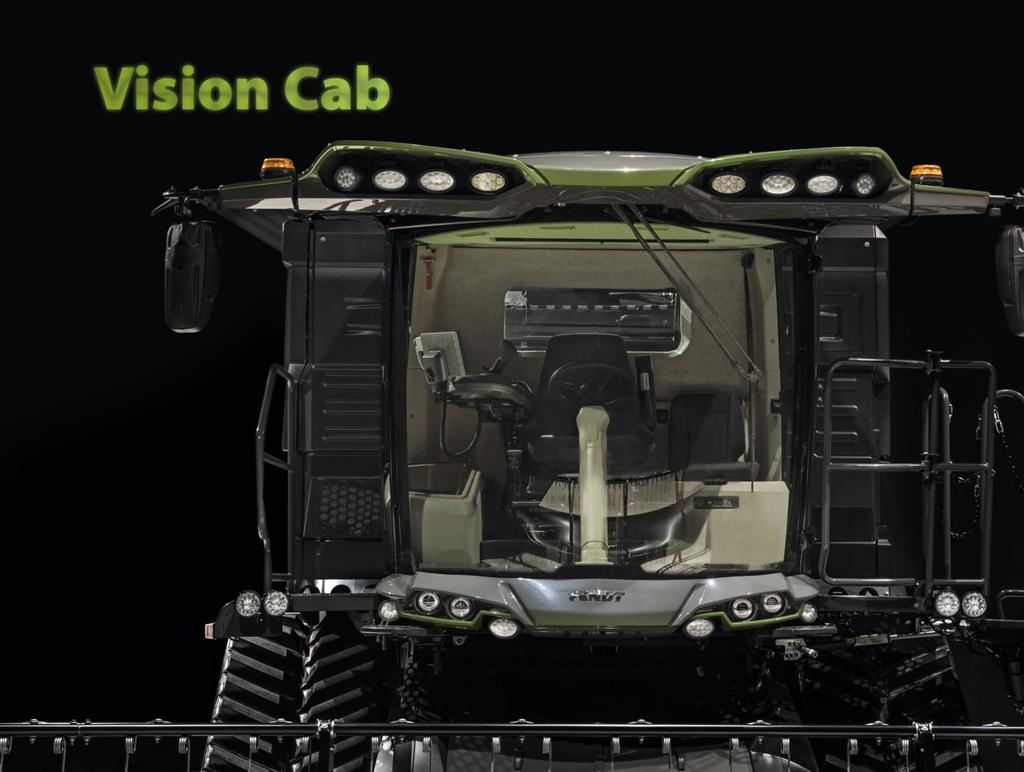 Experience the ideal harvest from the front row. Experience the longest and hardest harvesting days from the comfort of the new Vision Cab. At 5.