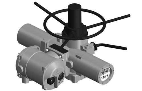 motor, reduction gearbox, valve attachment with detachable drive component, limit and torque switches and terminal compartment.