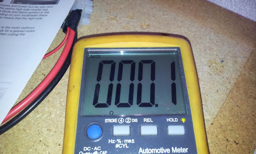 controller a) Setup Multimeter: Get your multimeter and