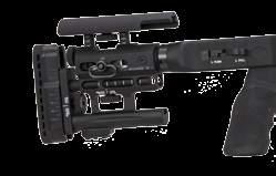 Aisi 630 w/ detach. magaz. PVD coated Top Rail 20 Moa Magazine 5 Rounds (compatible AI AICS system) Side Rails Standard Equipment only on Oct. Ellipt. forend Folding evo w/ open-closed lock. posit.