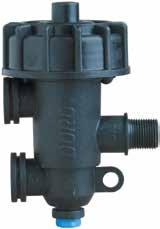 Plastic relay -00 Hydraulic accelerator, -way plastic relay-valve The -00 is a -way, hydraulically operated, diaphragm actuated normally close relay-valve which is designed to meet the requirements