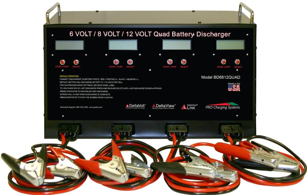 Battery Discharger: BD6812QUAD 022118-70329 IMPORTANT NOTICE: