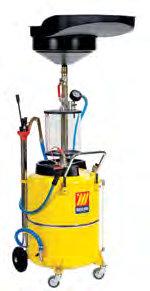 capacity 15 l with breakwater grate for drip the substituted oil ilters Pneumatic air emptying (max pressure 0,5 bar) Equipped with 10 standard probes (Art.