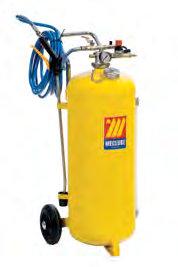 051-1527-000 Polished steel pressure sprayer 50 l With foaming device Tank capacity 50 l with lever indicator Art.053-1538-000 8x13 8 m length pvc hose Art.