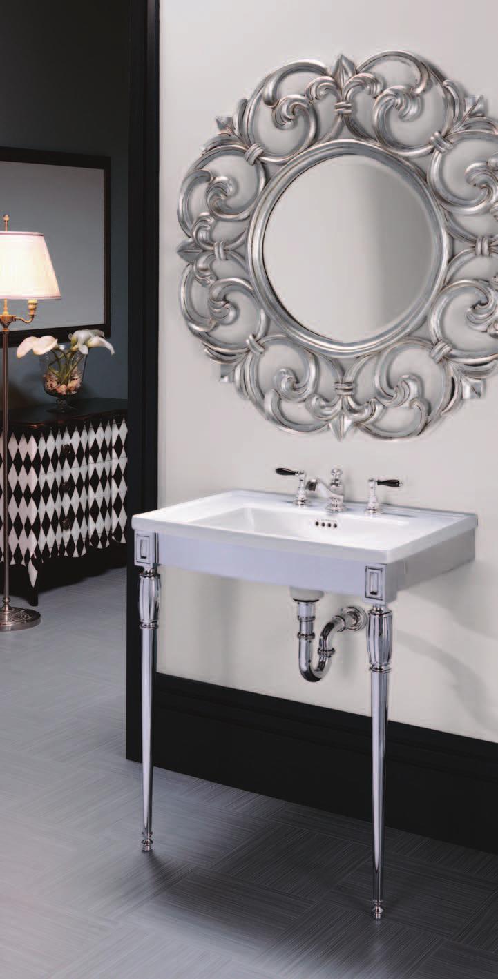 pedestal Consoles Console with 685mm vanity basin N92821 - console