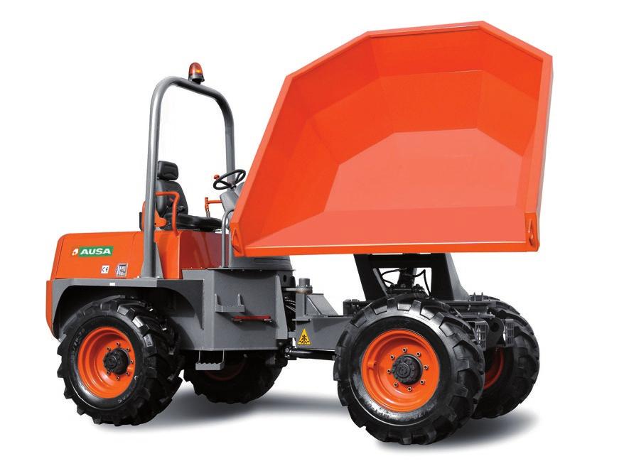 CONCEPT Last generation 6 ton dumper range of 2 compact models (swivel and front tip) with advancing technology.