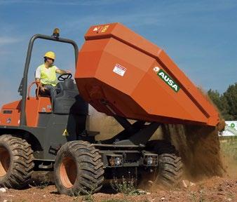 CONCEPT Last generation 10 ton dumper range of 2 compact models (Swivel and front tip) with advanced technology and cutting-edge style. The only 10 ton swivel skip tipper on the market.