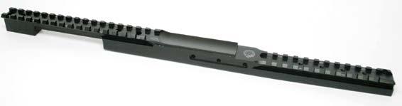 Bar rail is designed for the Remington 700 and the Savage Accu Trigger models. Remington models available with 25 MOA.
