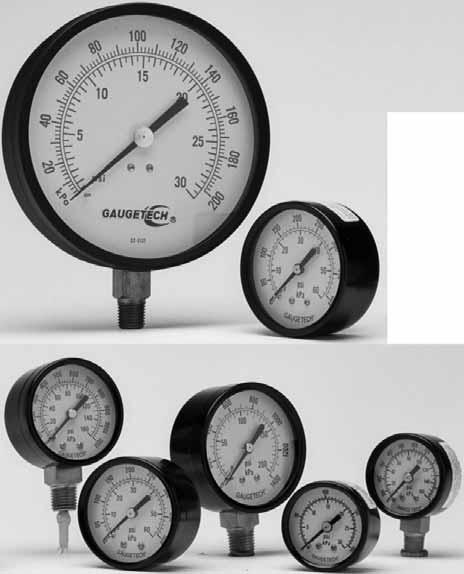 Pressure Gauges Economy Pressure Gauges Applications Gaugetech economy (utility) gauges are an inexpensive alternative for the broad commercial and industrial market.