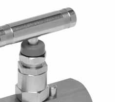 The stem threads are rolled and lubricated to prevent galling and reduce operating torque. Valves are assembled with standard T-bar handles.